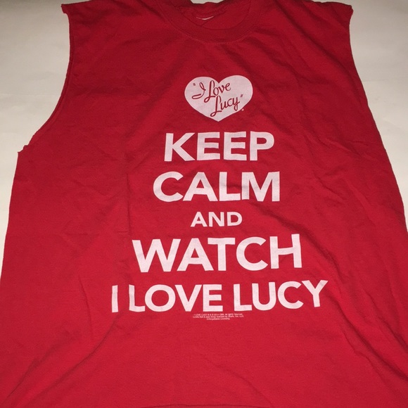 None Tops - I LOVE LUCY LOVER T SHIRT